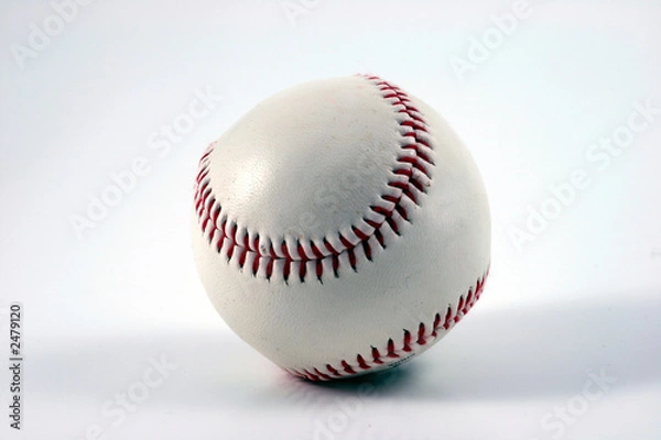 Obraz baseball z czerwonymi szwami