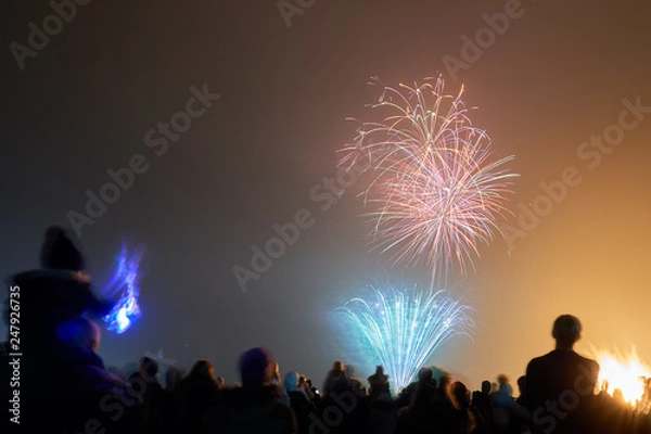 Obraz Bonfire night fireworks