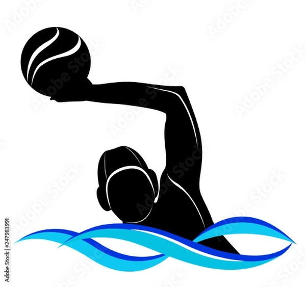 Obraz logo water polo