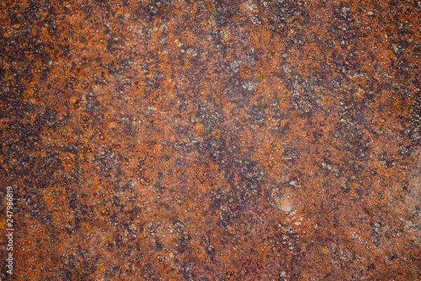 Fototapeta Rusty metall  texture old and scratched with old paint