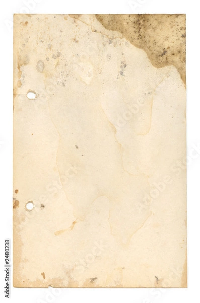 Obraz spleśniała strona