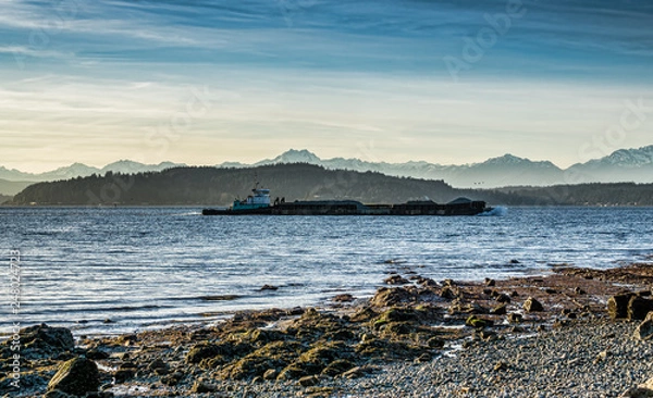 Fototapeta Puget Sound Barge 2