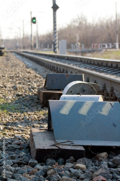 Obraz railroad crossing