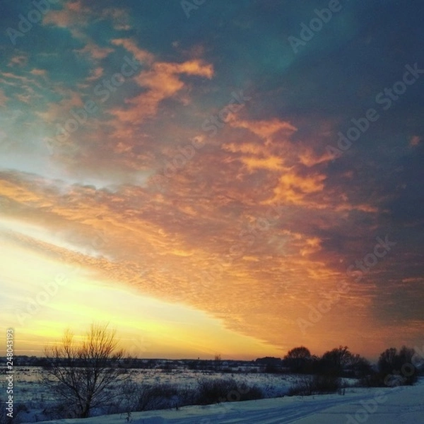 Obraz Зимний вечер