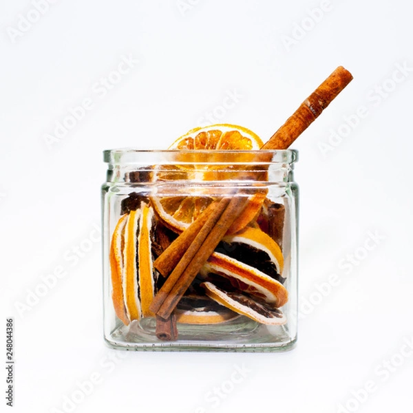 Obraz dried fruit in a glass