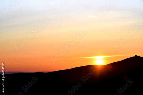 Obraz Coucher de soleil