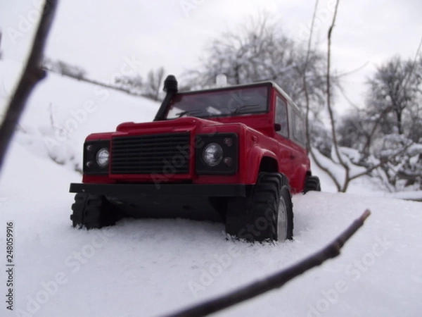 Obraz toy in snow
