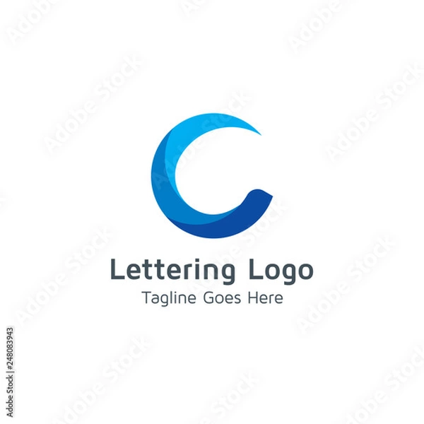 Fototapeta Lettering C Vector