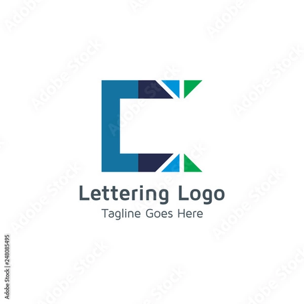 Fototapeta Lettering C Vector
