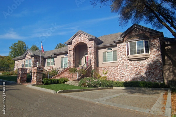 Obraz brick house in the suburbs