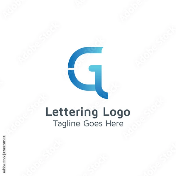 Fototapeta Lettering G Vector