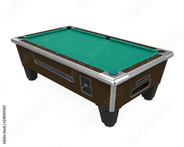 Fototapeta Billiard Table Isolated