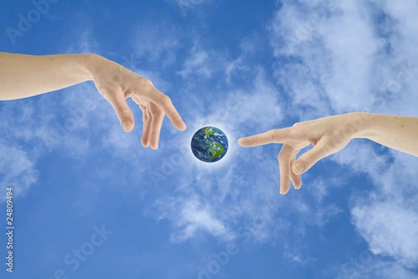 Obraz Giving live to Earth