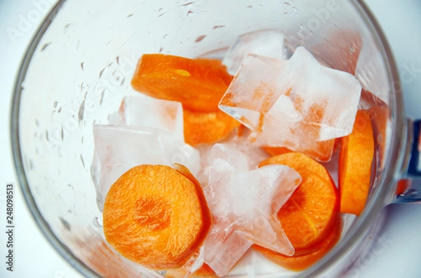 Obraz Carrots and ice