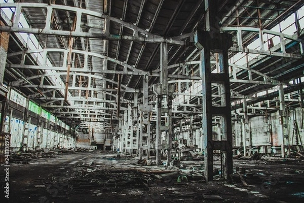 Fototapeta abandoned unused object