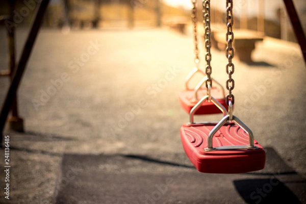 Fototapeta 公園のブランコ