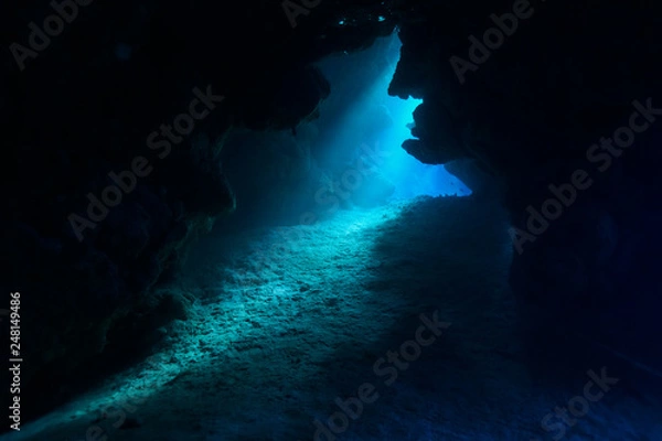 Obraz Caves of Claudia Reef at the Red Sea, Egypt