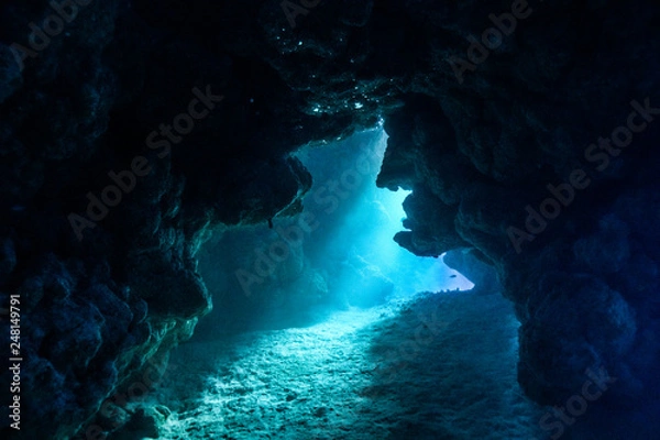 Obraz Caves of Claudia Reef at the Red Sea, Egypt