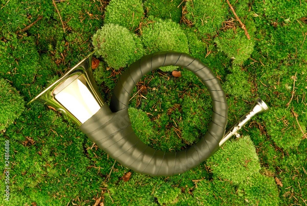 Obraz róg łowiecki