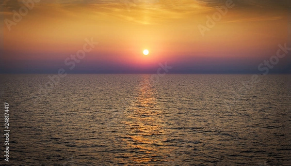 Fototapeta stunning sunset