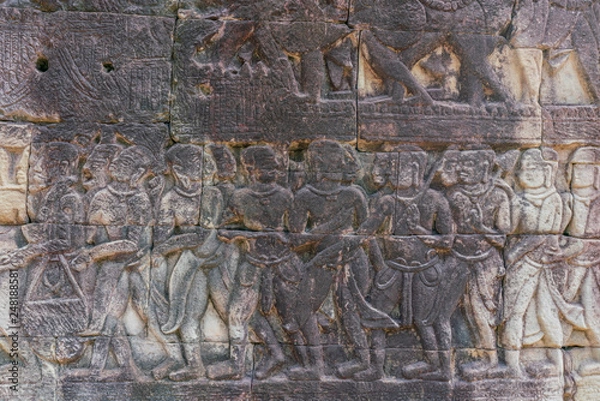 Fototapeta アンコールトムのバイヨン