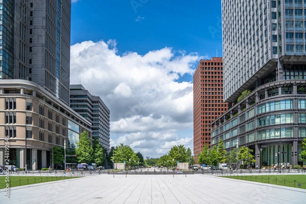 Fototapeta 御幸通り 東京駅