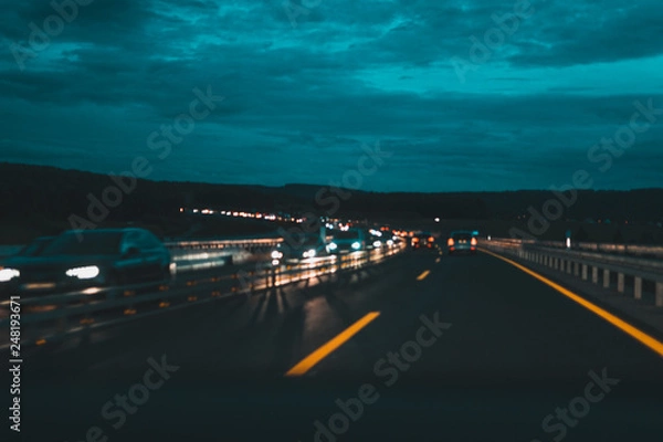 Obraz Highway Night