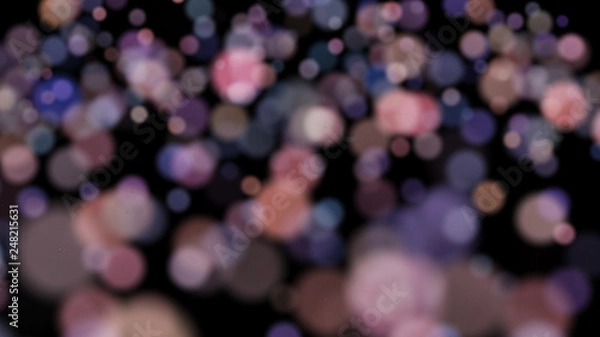 Obraz Background of multi-colored circles. Abstract background pattern.