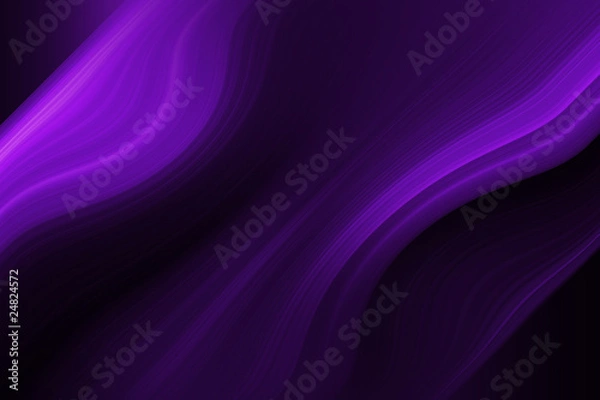 Obraz Abstract purple wave background design illustration