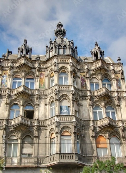 Obraz immeubles à budapest