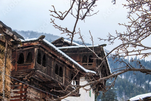 Obraz Old wooden cottage 