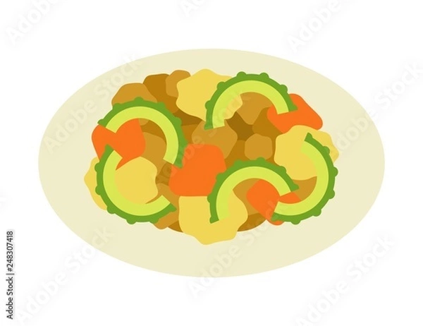 Fototapeta ゴーヤチャンプルー