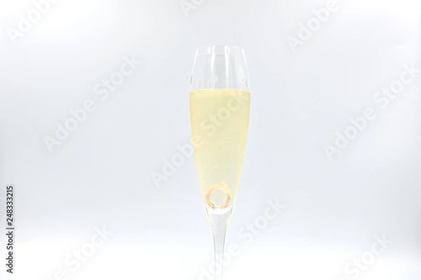 Obraz bague dans verre à champagne