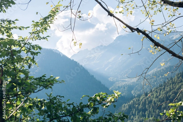 Fototapeta mountain lake