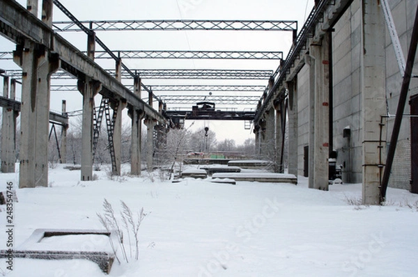 Obraz building in winter