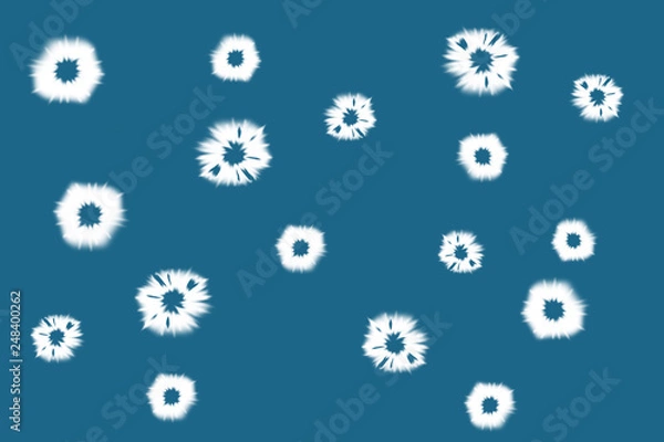 Obraz 藍染・絞り模様