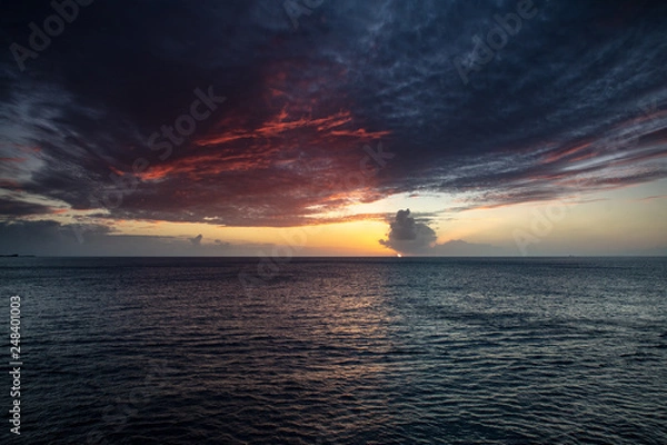 Obraz sunset over the sea