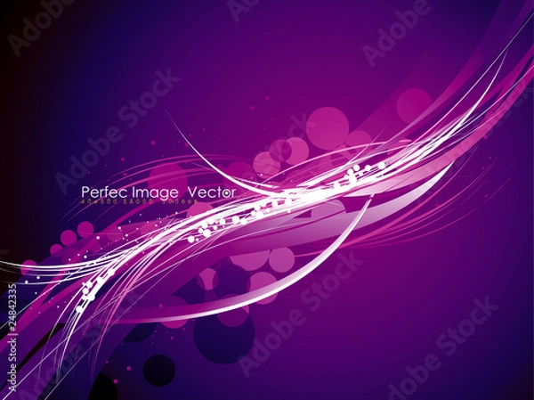 Obraz background neon lines illustration