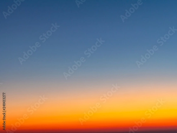 Fototapeta beautiful colorful sunset sky background