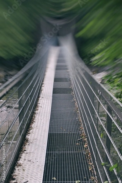 Fototapeta Blurry bridge