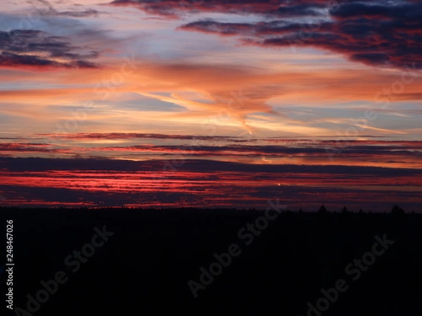 Fototapeta beautiful sanset