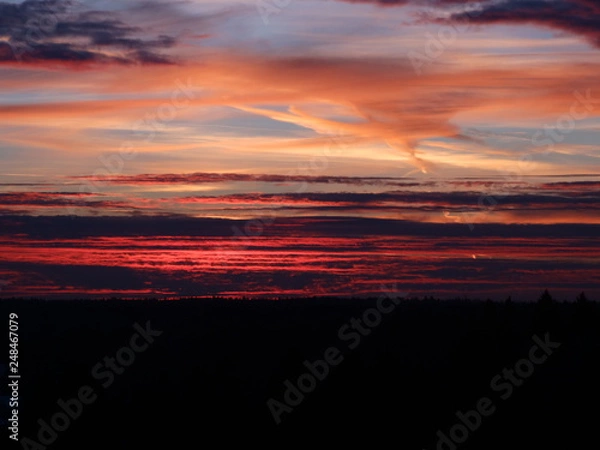 Fototapeta beautiful sanset