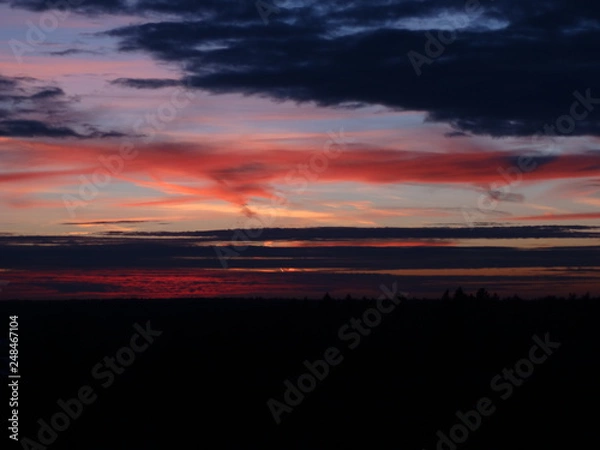 Fototapeta beautiful sanset