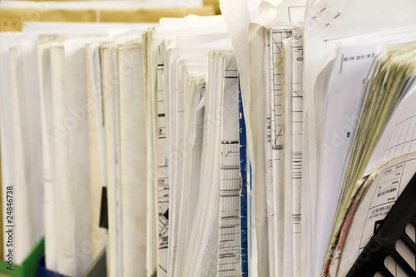 Obraz File Stack and blueprints