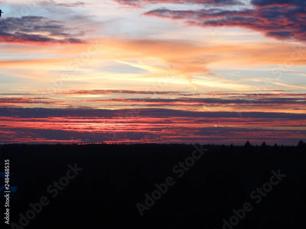 Fototapeta beautiful sanset