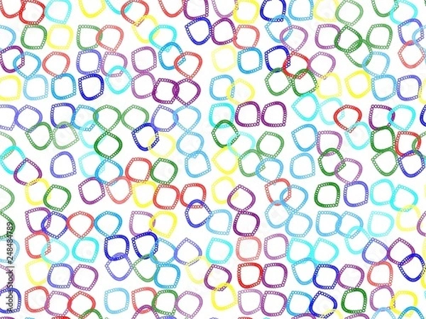 Fototapeta 背景　パターン　ランダム　幾何　円錐曲線