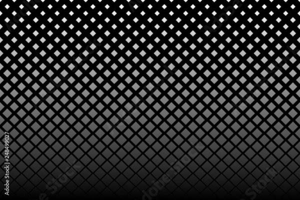Obraz Haftone diamond pattern background. Vector