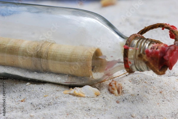 Fototapeta Flaschenpost