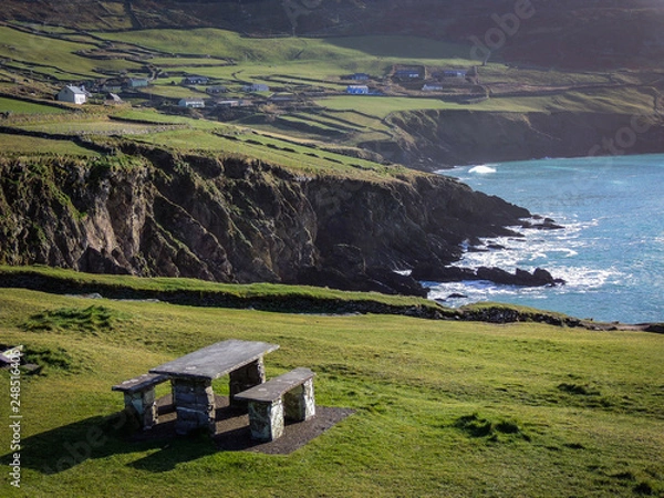 Obraz Stone Picnic Bench