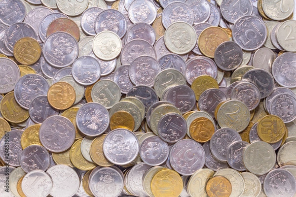 Obraz Russian rubles texture